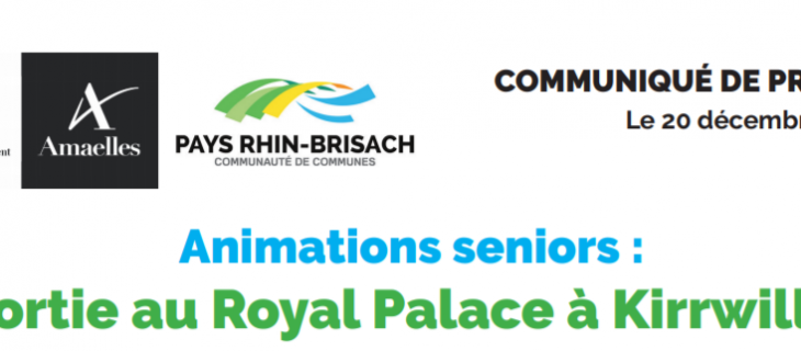 Animation Seniors : Royal Palace à KIRRWILLER